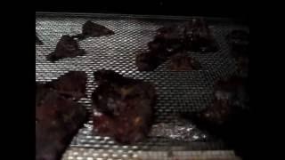 Beef Jerky - easy cleaning by using parchment paper, The Truth, how to keep your drying racks clean