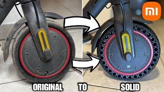 How To Replace Front Solid Tire On Xiaomi Pro Scooter