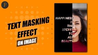 Text Masking Effect in Pixellab | Text Effect on Image