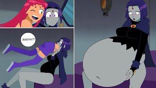 Teen Titans - Director's Vore Cut : Raven Swallows Starfire Disaster( Animation By Dr Worm )