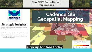 Cadence GIS NPPF Consultations Geospatial Mapping Example