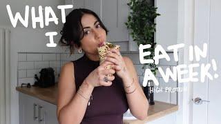 WHAT I EAT IN A WEEK // high protein vegan