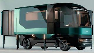 eTH Electric RV: Pininfarina's CES Marvel - From Minimal to 400sqft Luxury Haven