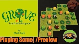 Grove 9 Card Solitaire Game Playing Some| & Preview