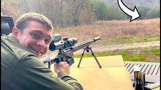 Shooting my 300 Win Mag Sniper! (Can we hit?)