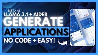 Aider + Llama 3.1: Develop a Full-stack App Without Writing ANY Code!