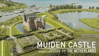 Medieval flight around Muiden Castle, The Netherlands | Aerial Videography [4K, 30fps]