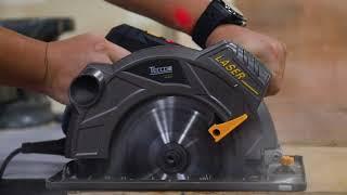 TECCPO @ 1500W 7-1/4” Circular Saw with Laser Guide - TACS01P