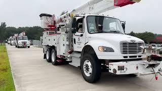 Mississippi Power sends crews to help during Hurricane Idaila.