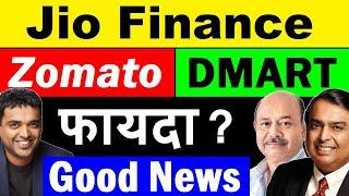 Jio Financial Services  Zomato  Dmart  Nifty 50 Blinkit  NSE F&O FUTURE OPTIONS DERIVATIVES