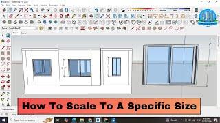 How to Scale Objects in Free SketchUp Pro 2021 | Design Master Rokon