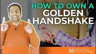 Riyaz Datoo   How to own ⭐The Golden Handshake⭐| 3DCrystal.com