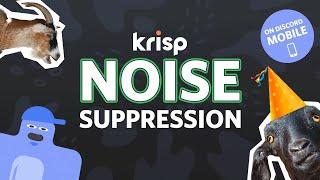 Noise Suppression on Discord Mobile