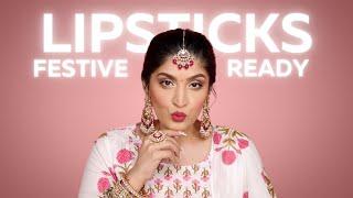 Festive Ready Lipsticks That Look Good Without Makeup | Top 10 | #Diwalog2024 Day 3 | Shreya Jain