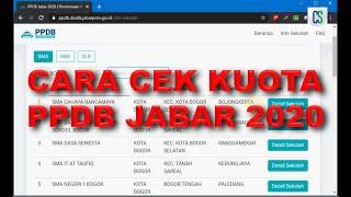 Cara Mengecek Kuota PPDB Jabar 2020