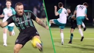 Conor McGregor takes no prisoners with his football tackles