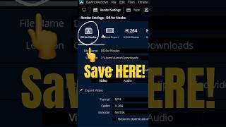 Save Your Export Settings in DaVinci Resolve