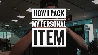 My Backpack is All I Need on a Flight  | Dylankyang