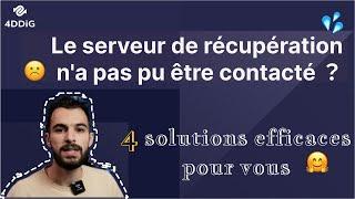 [Solutions] Le serveur de récupération n'a pas pu être contacté Macbook