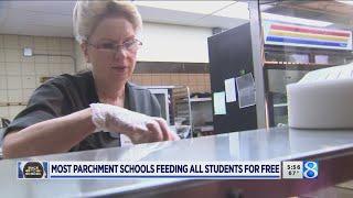 Most Parchment schools feeding all students for free