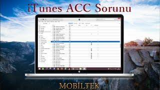 iTunes AAC Sürümünü Yarat Seçeneği (2017) Create AAC version is missing in iTunes latest version