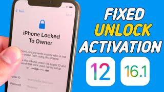 Fixed iPhone Locked To Owner ! How To Unlock iCloud Activation ! Fixed Disable Apple ID iOS 12/16/17