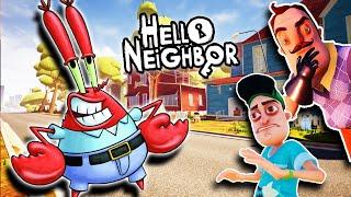 HELLO MR KRABS (Spongebob) | Hello Neighbor Mod