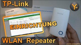 Einrichtung & Konfiguration: TP-Link TL-WA850RE / WLAN WiFi Repeater / 802.11n / 300Mbit