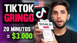 CRIE UM TIKTOK GRINGO E RECEBA EM DÓLAR COM 20 MIN (Dinheiro Online 2024)