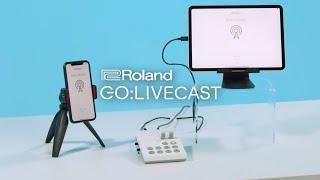 Live Stream with Your iOS and Android Devices with Roland GO:LIVECAST Livestreaming Studio