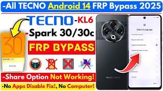 Tecno Spark 30 Frp Bypass 2025 Without PC -All Tecno Spark 30C KL6 Frp Google Account -100% Working!