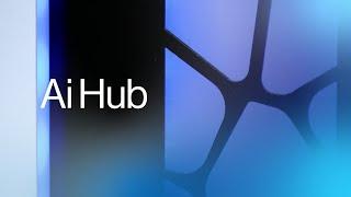 The AI Hub - Swarm Intelligence for Cognitive Robots