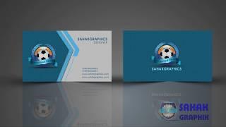 Photoshop tutorial | Business Card Design | by sahak Graphics