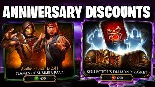 MK Mobile ANNIVERSARY Discounts Predictions 2024! NEW KOLLECTOR Packs!