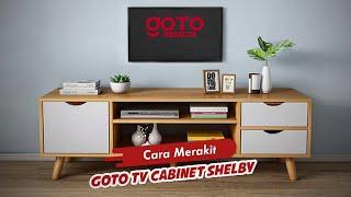 GOTO Living | Merakit Rak TV GOTO | Merakit Rak TV Minimalis | Meja Kabinet | Merakit Meja Kabinet