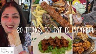 20 Things To Eat In Istanbul Turkey | Turkish Food Tour | Turkish Street Food | Istanbul Eats