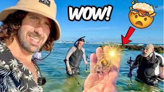 Metal Detecting a popular Swimming Hole in Australia