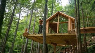 A Man Built a Tree House in 30 DAYS. Start to Finish