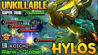 Unkillable Hylos Jungle Watchers Perfect Play - Top 1 Global Hylos 镰 ᴋᴏɪᴄʜɪ - Mobile Legends