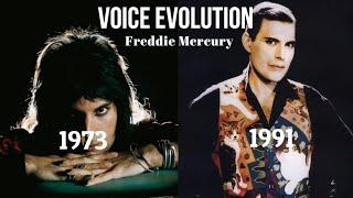 Freddie Mercury's Voice Evolution (1973 - 1991)