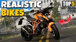 TOP 5 REALISTIC BIKE GAMES FOR ANDROID 2024! BEST BIKE DRIVING GAMES FOR ANDROID OPEN WORLD