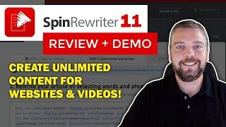 Spin Rewriter 11 Review & Demo: Spin Rewriter Article Spinner Tutorial [2020]