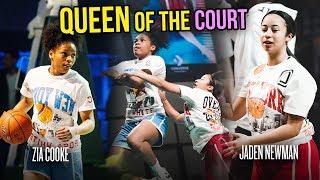 Jaden Newman vs Zia Cooke In Greatest Queen Of The Court Game EVER! All These Girls Got BEEF!!