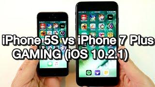 Speed Test IPhone 7 plus(Apple A10 Fusion) vs iphone 5s (Apple A7)