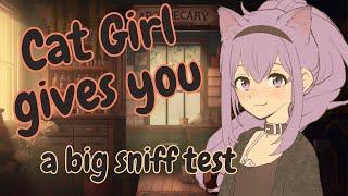 Cat Girl gives you the best Sniff Test ever~ (3Dio ASMR)(RP)(F4A)(SNIFFING)