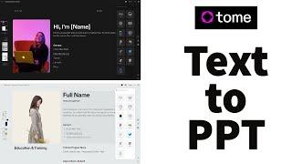 Text to PPT - Tome.app