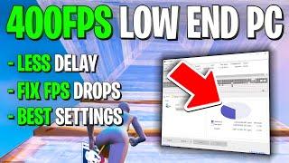 Get the BEST FPS on a LOW-END PC - Best Fortnite Chapter 4 Low End PC FPS BOOST Guide
