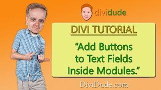 Divi Tutorial: Add Buttons to Text Fields Inside Modules