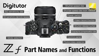 Zf #3 Parts of the Camera: Names and Functions | Digitutor