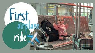 ЛЕЧУ на САМОЛЕТЕ с РЕБОРНОМ! НАС НЕ ПУСТИЛИ? Travel with REBORN BABY!